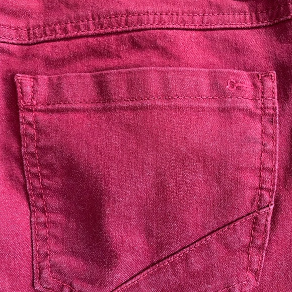 Copper Key Wide Leg Juniors Jeans | Brick Red | Size 9 - Picture 4 of 10